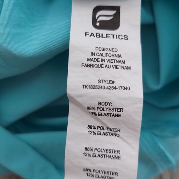 Fabletics Solid Blue Athletic Tank Top Womens Size Medium - Picture 10 of 10